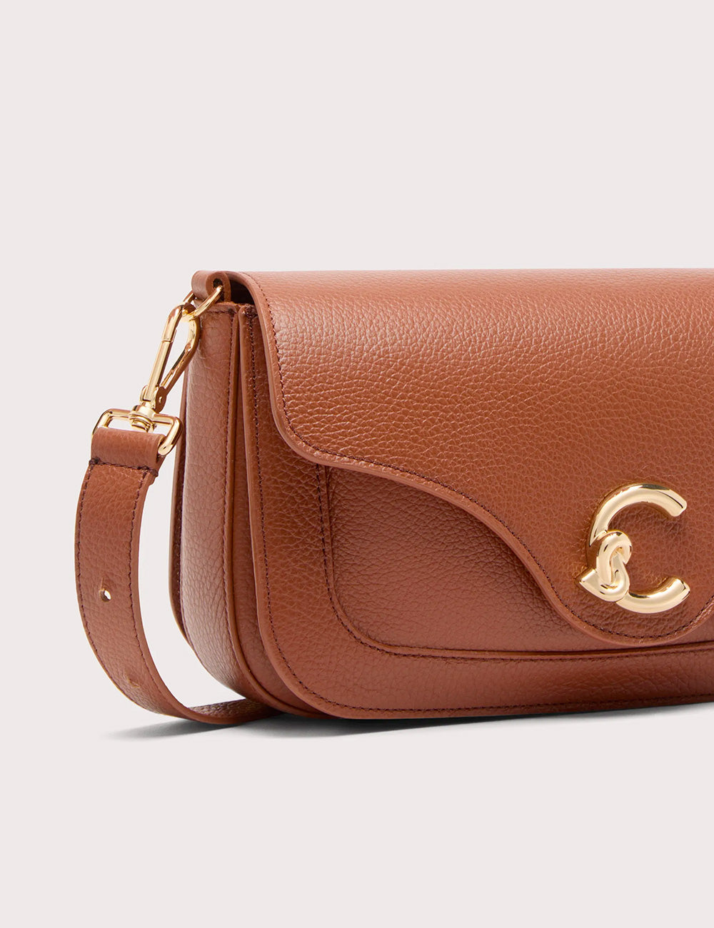 Coccinelle Tracolla C-Me Media Cognac