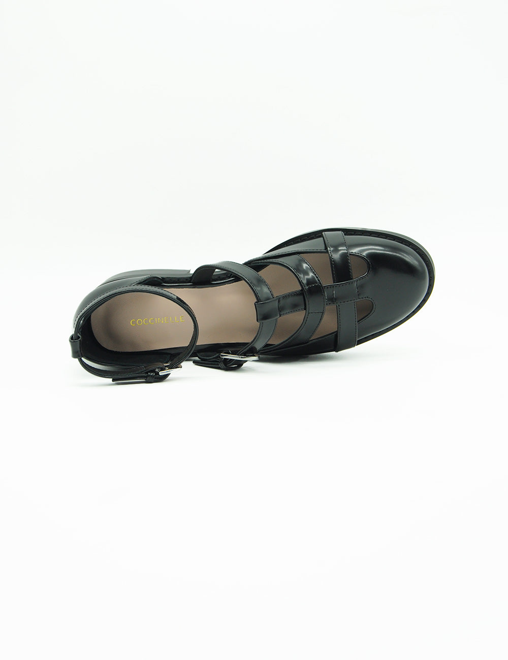 Coccinelle Sandalo Sam Shiny Nero