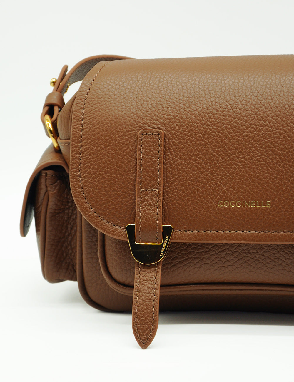 Coccinelle Campus Small Cognac