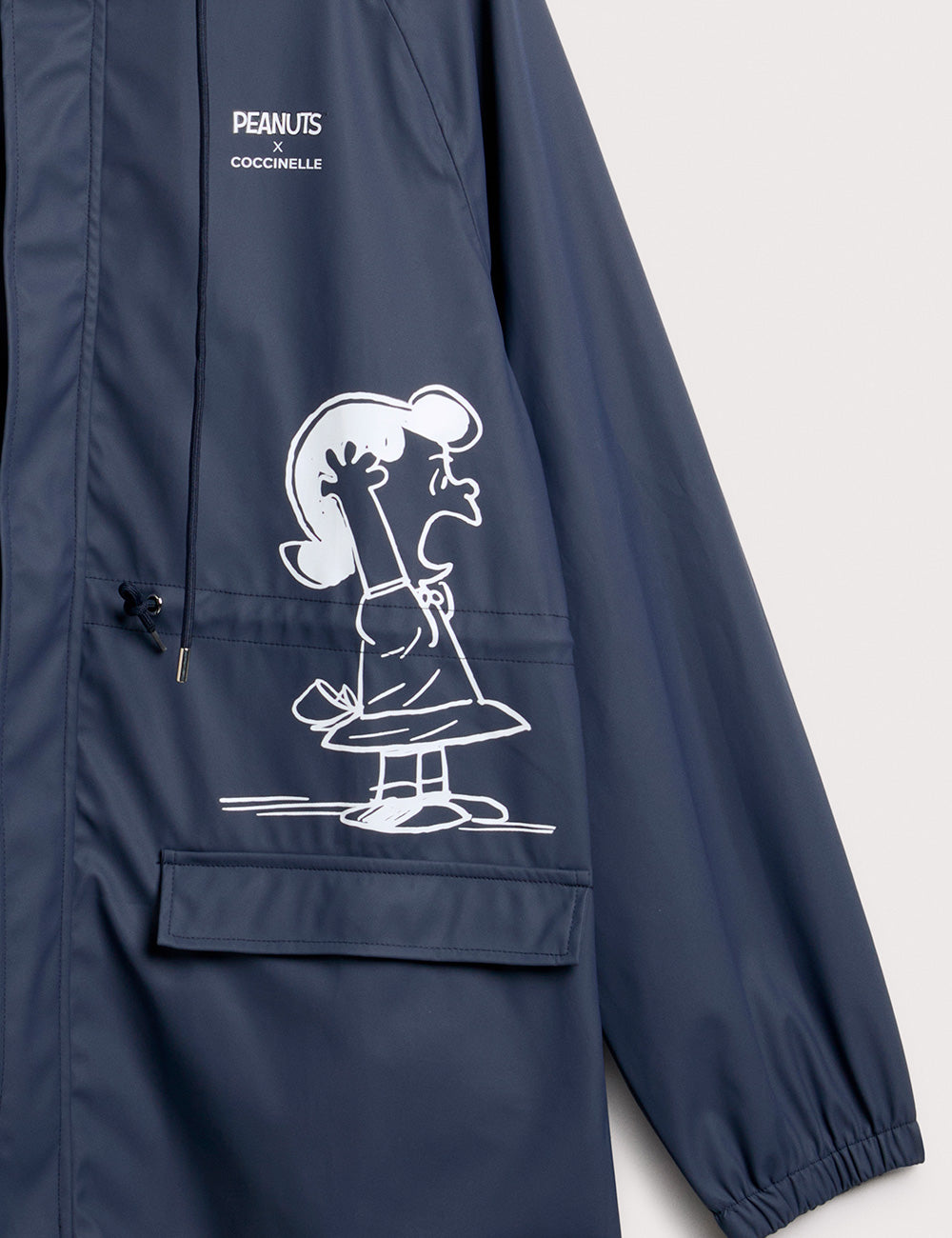 Coccinelle Impermeabile Peanuts Midnight Blue