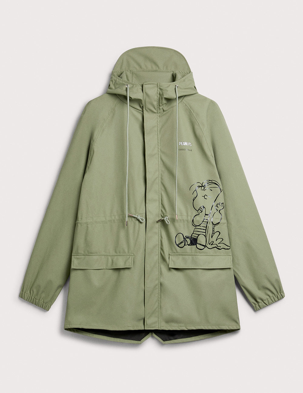 Coccinelle Impermeabile Peanuts Greenery