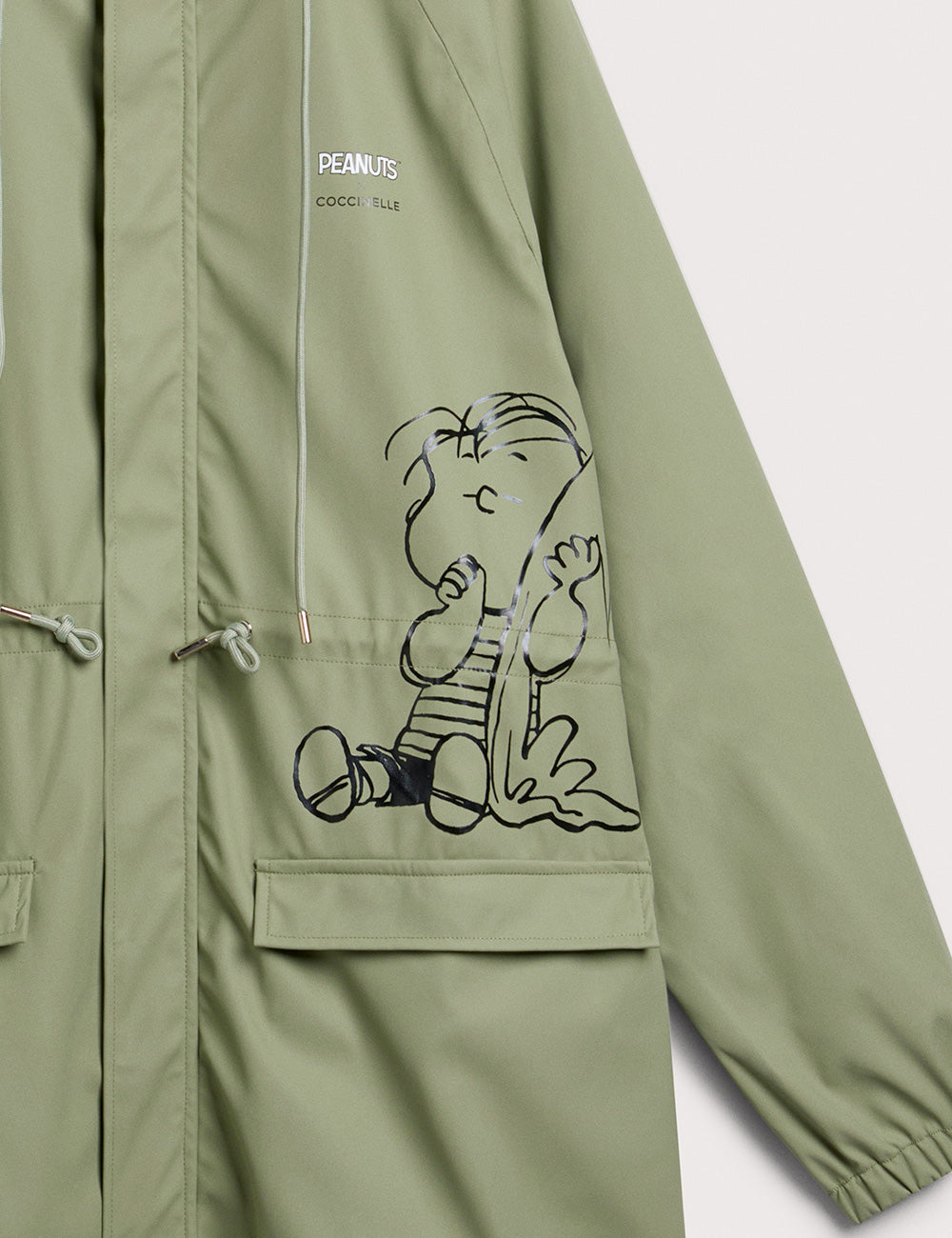 Coccinelle Impermeabile Peanuts Greenery