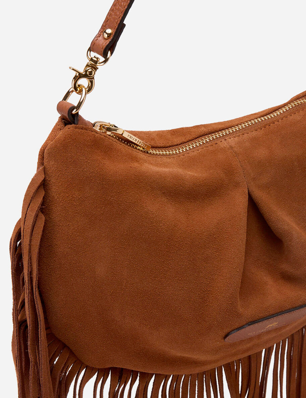 Cuoieria Fiorentina Mini Pouch Emma Folk Caramel