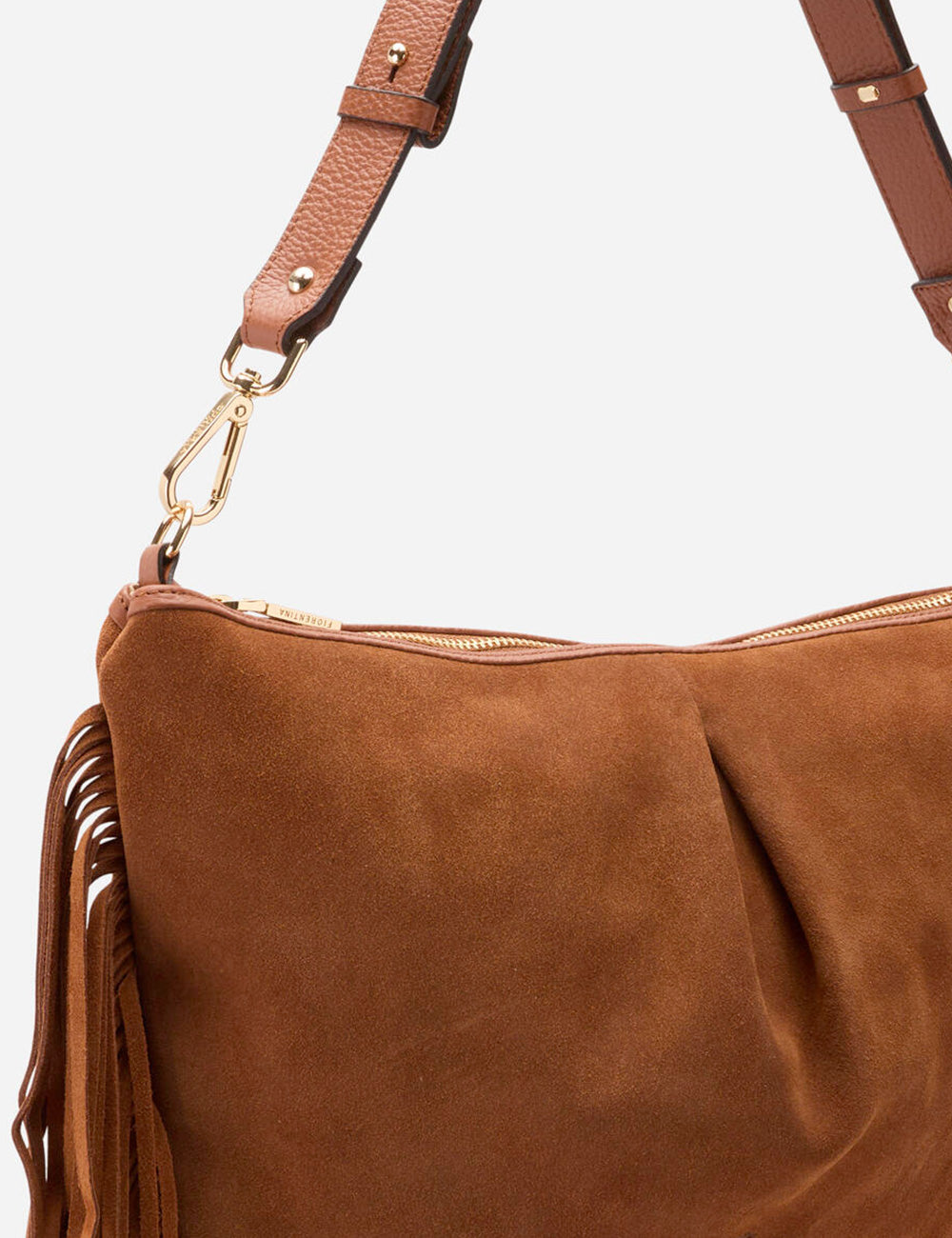 Cuoieria Fiorentina Maxi Pouch Emma Folk Caramel