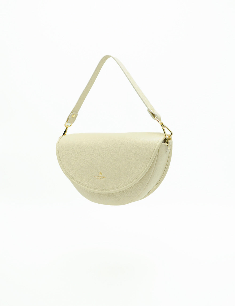 Borsa Cuoieria Fiorentina Dora Small Prosecco in pelle color crema