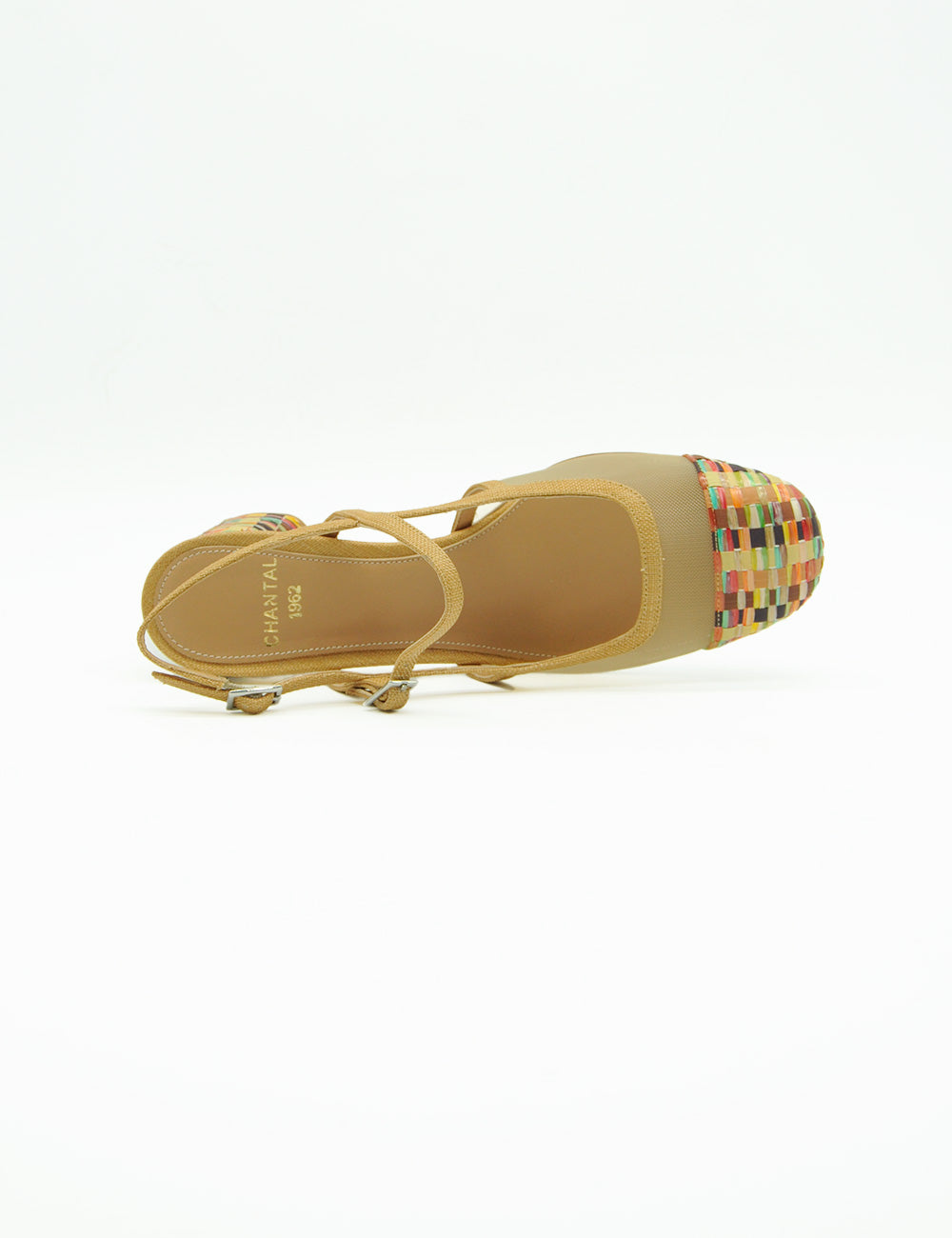 Chantal Décolleté Rafia Multicolor