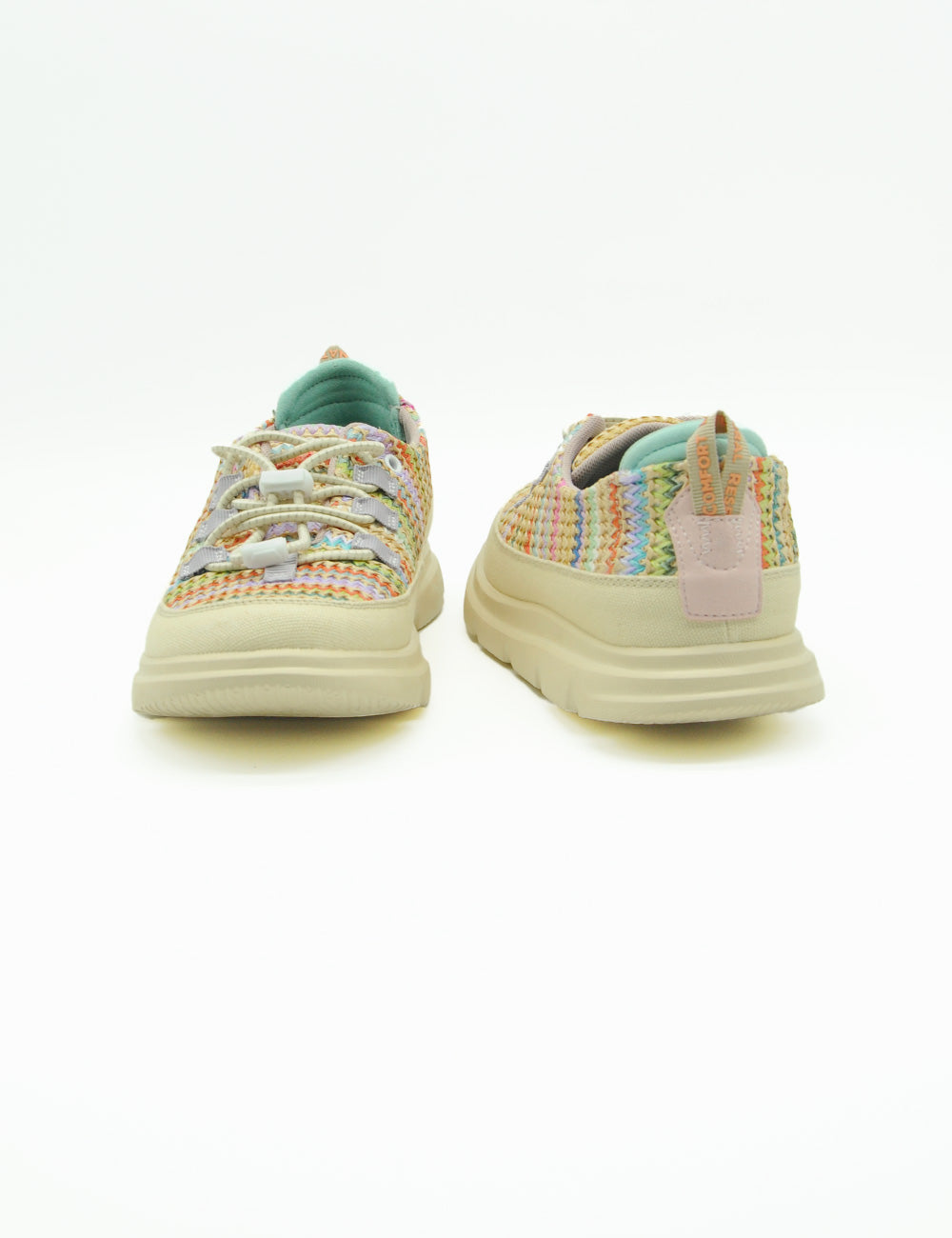Sneakers CNR Easy Clip Multicolor con orecchie coniglio sul tallone