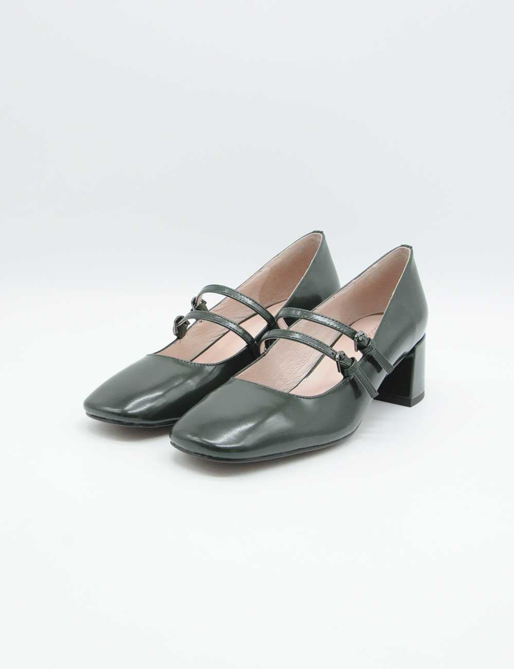 Coccinelle Mary Jane Lea Green
