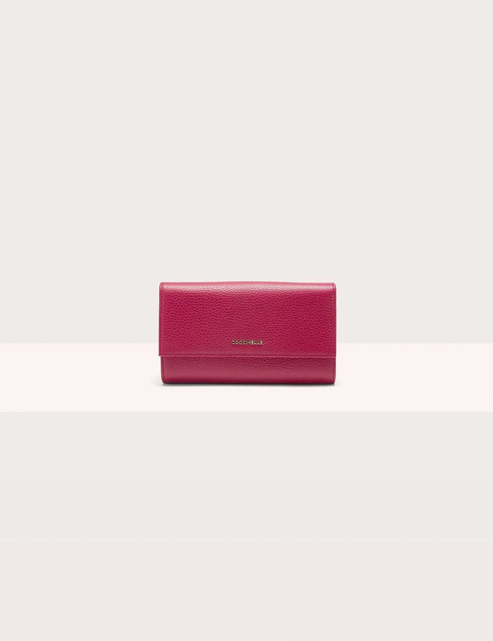 Coccinelle Portafogli Metallic Soft Sangria