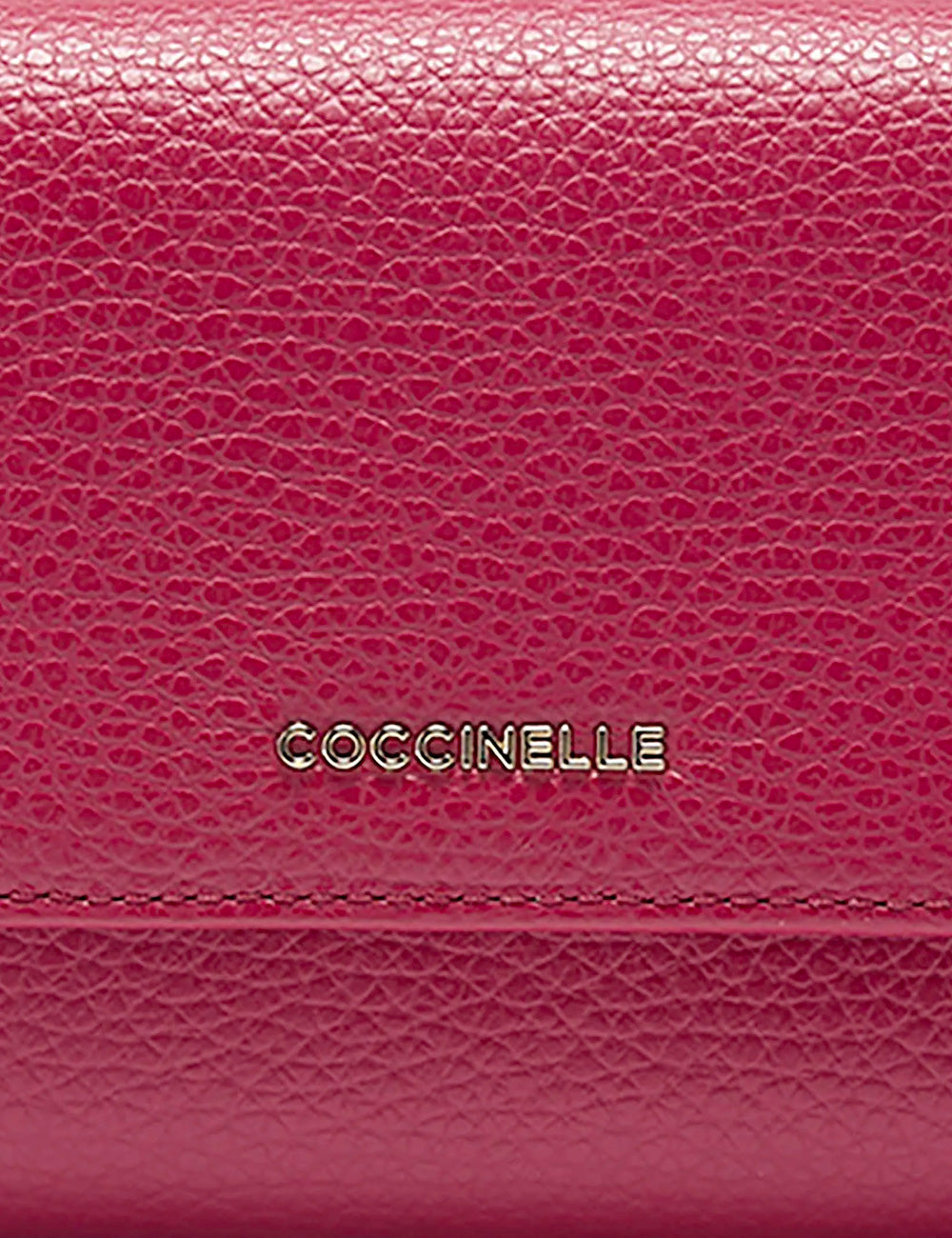 Coccinelle Portafogli Metallic Soft Sangria