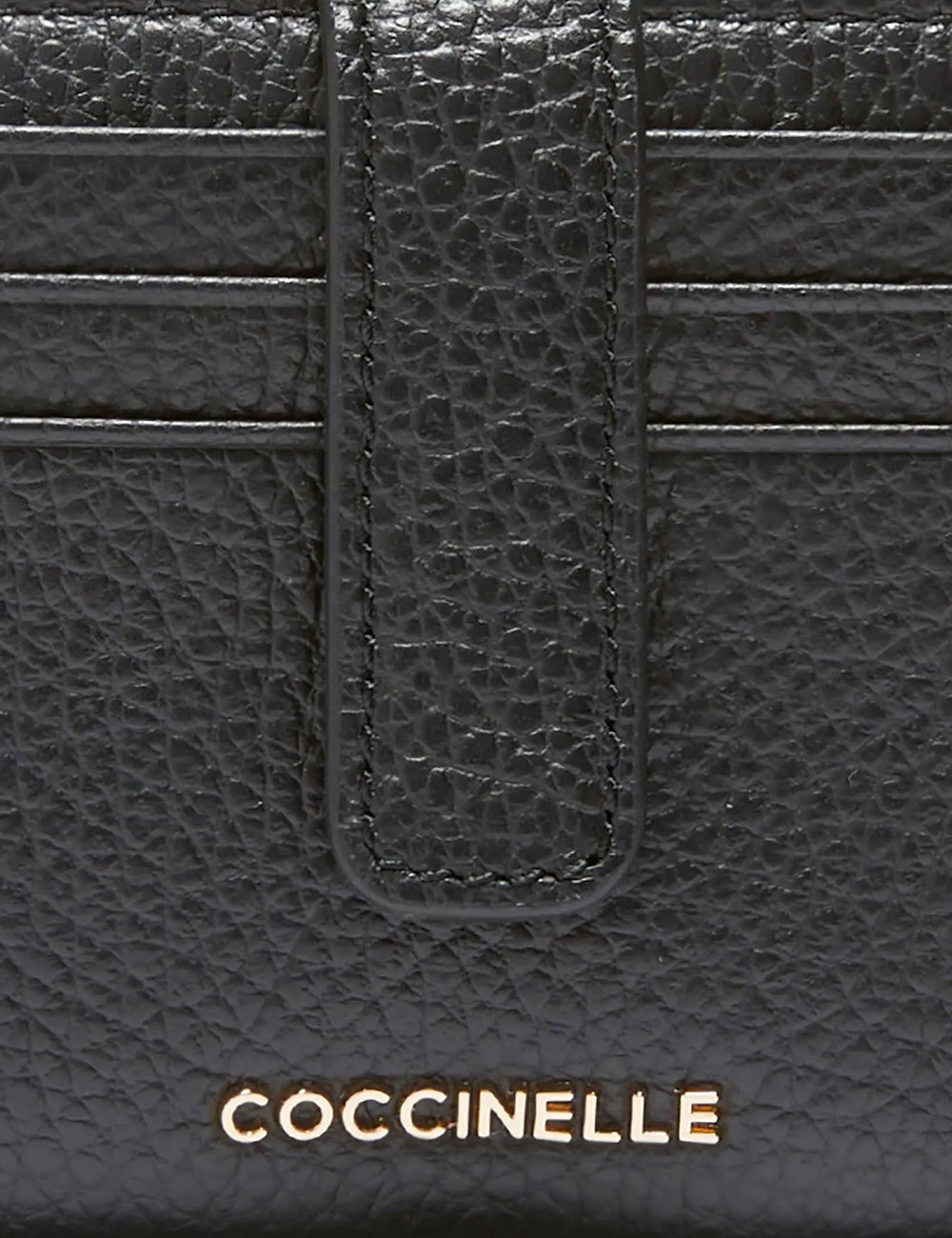 Coccinelle Portafogli Metallic Soft Noir