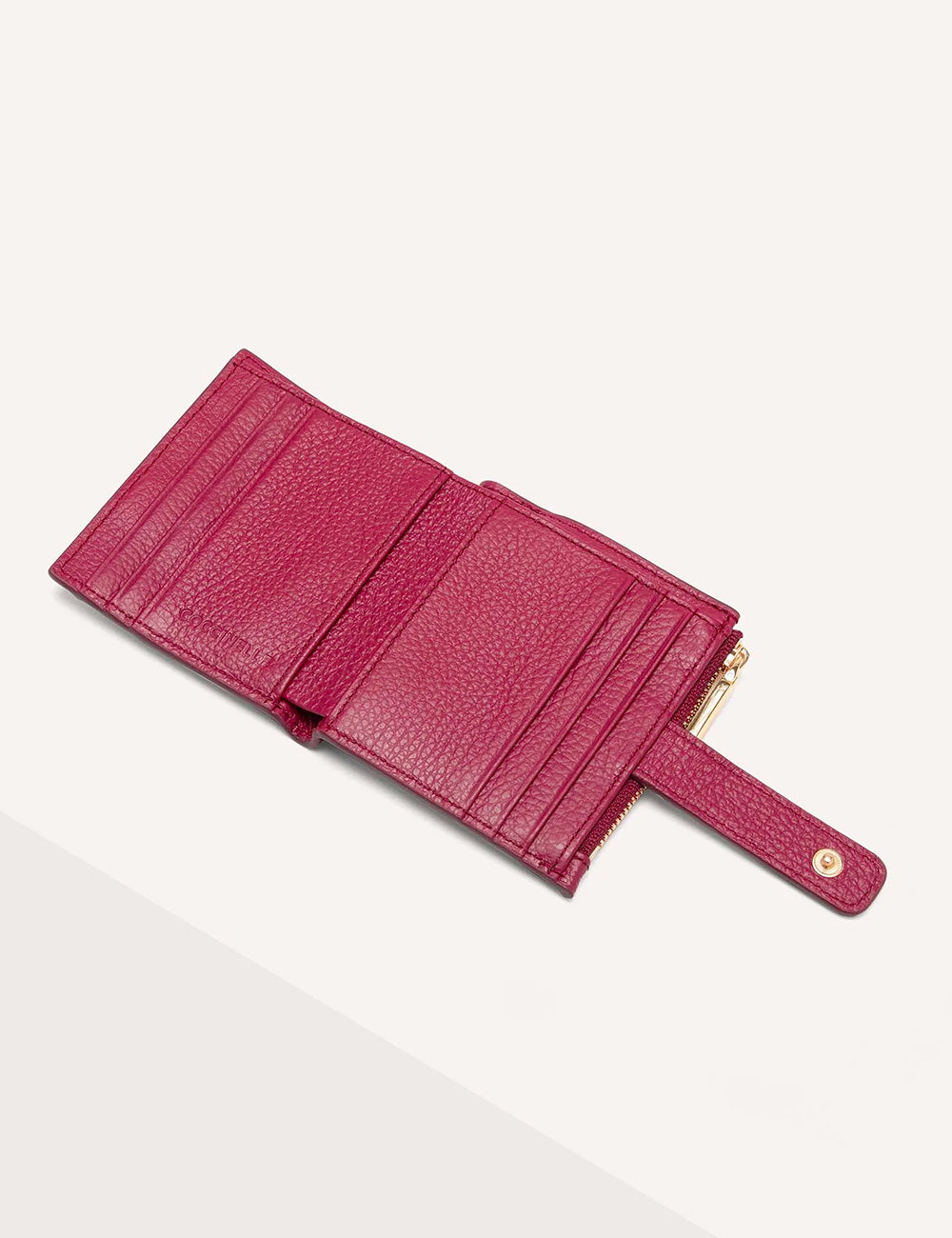 Coccinelle Portafogli Metallic Soft Sangria