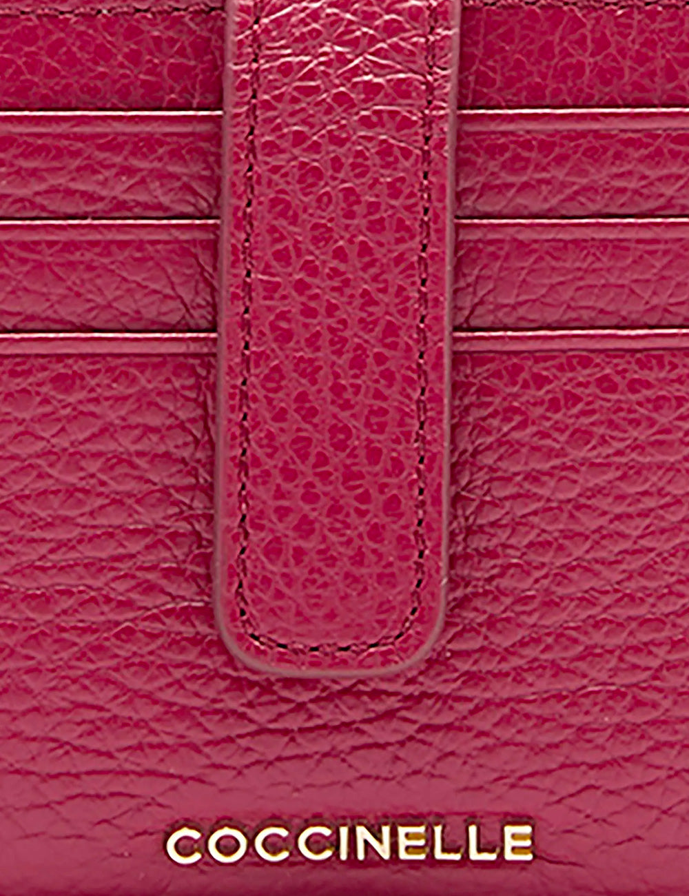 Coccinelle Portafogli Metallic Soft Sangria