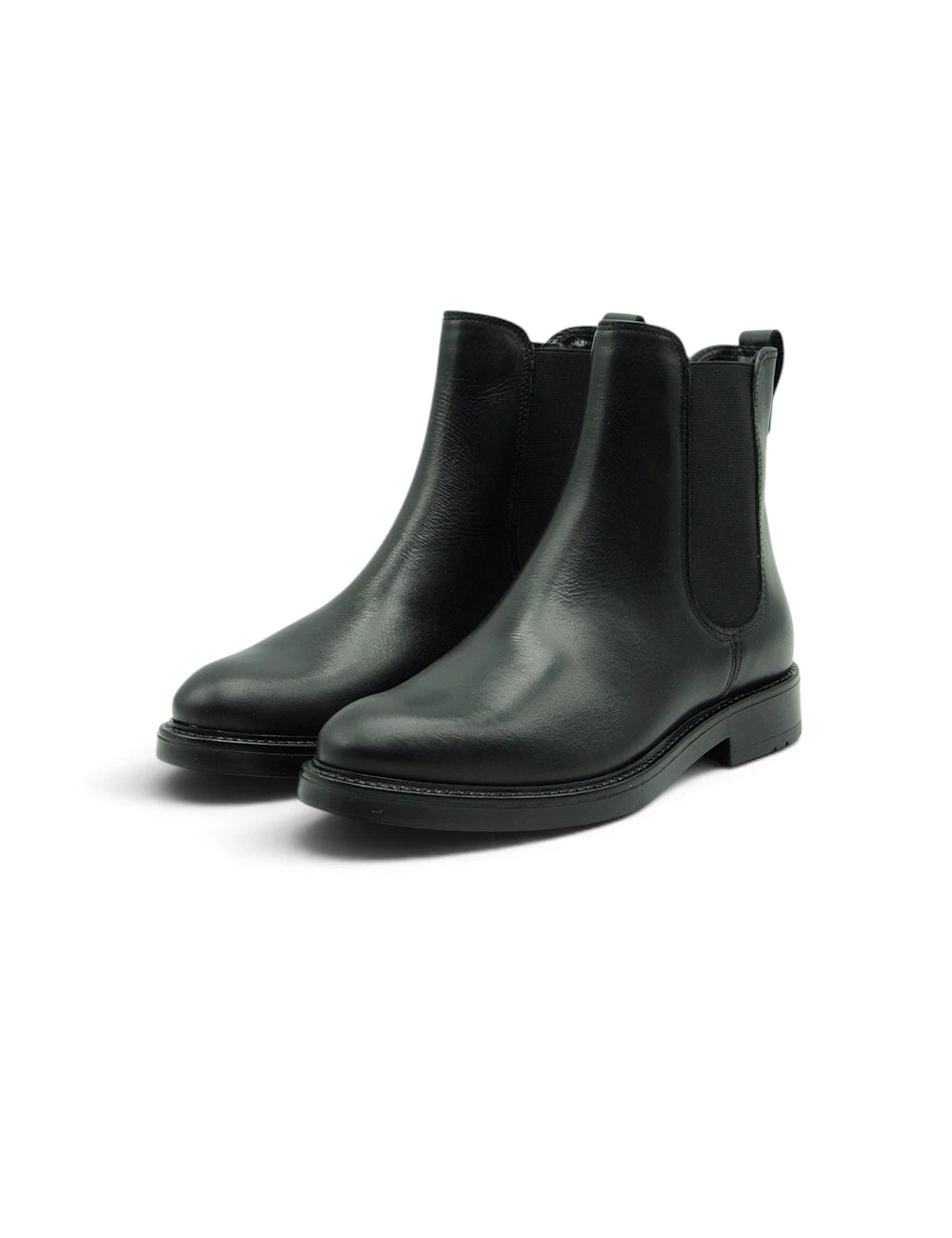 Brown suede sandali con lacci scuri e suola piatta chiara modello dei colli chelsea nero