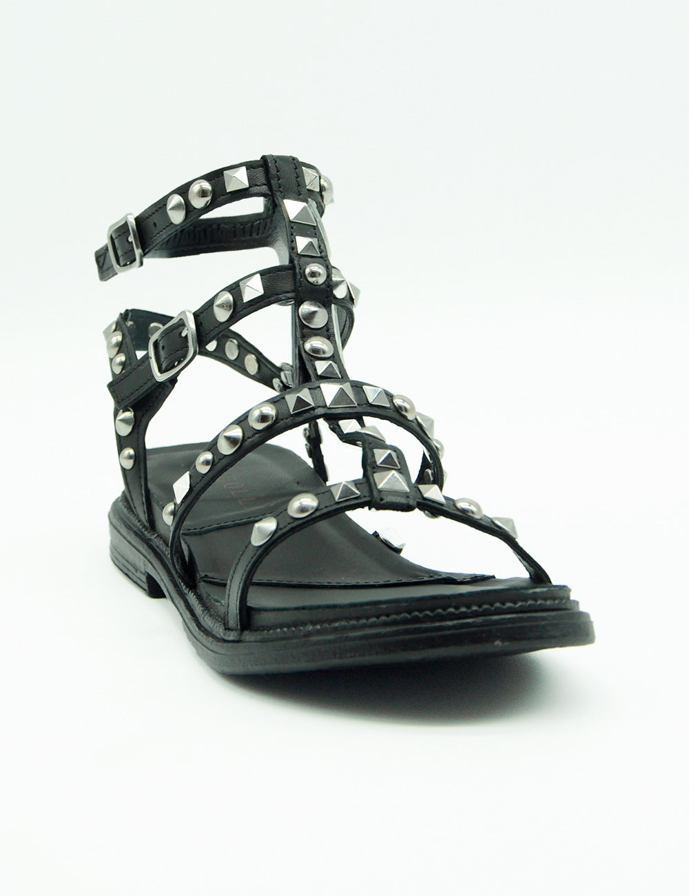 Fabbrica Dei Colli Sandalo Borchiato Nero