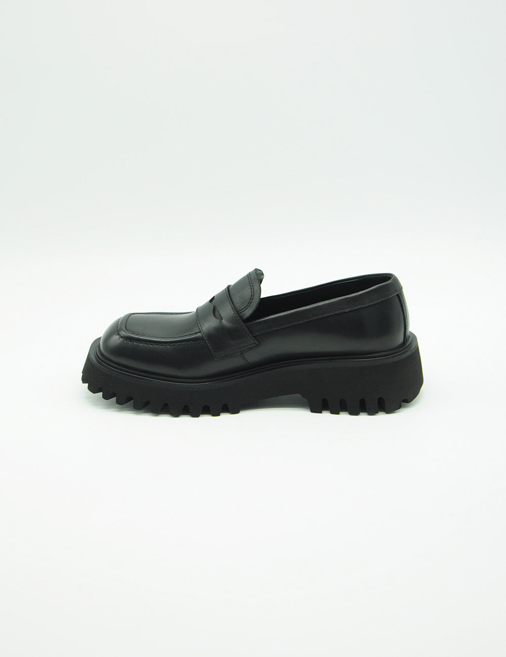 Mocassin noir Elvio Zanon