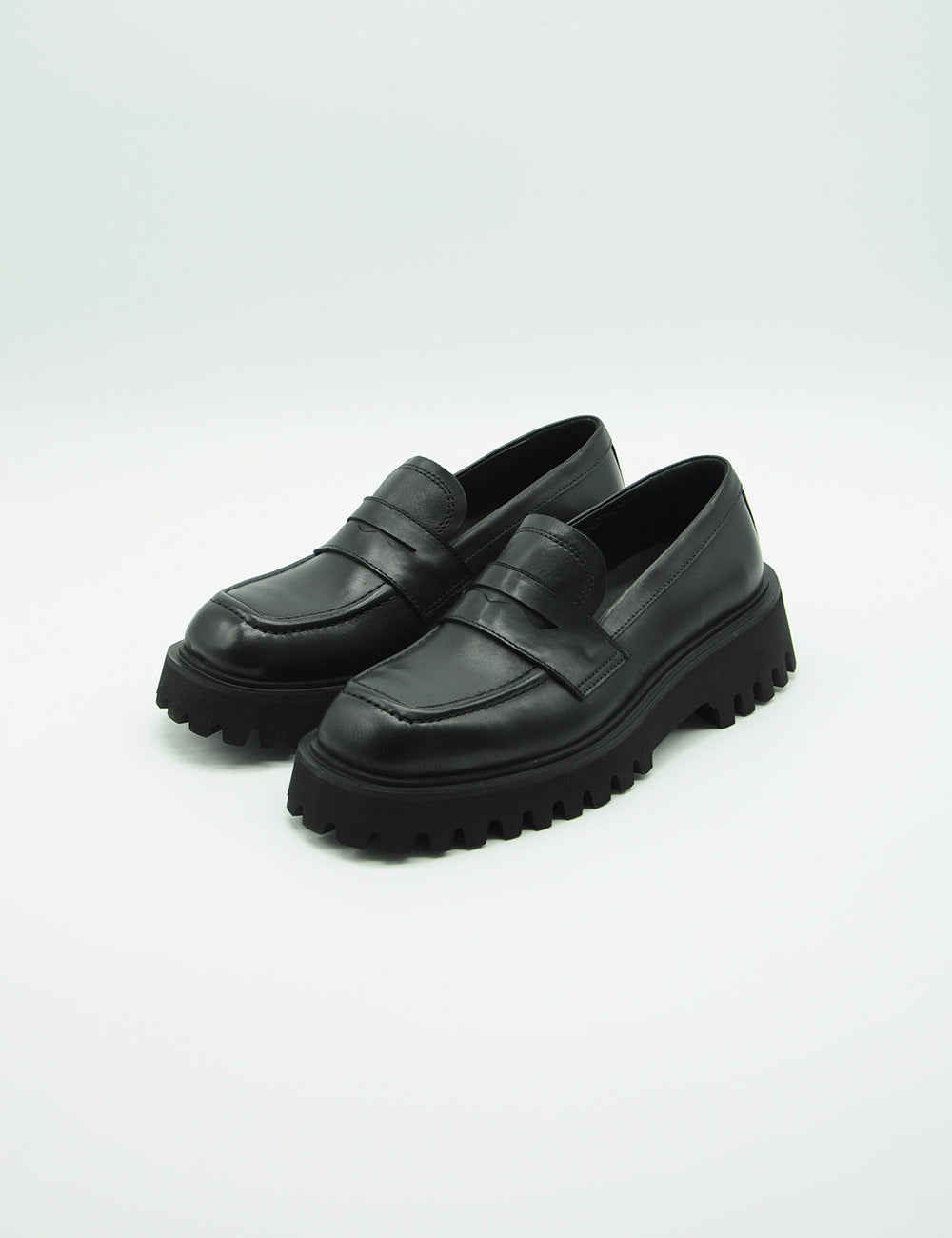 Mocassin noir Elvio Zanon