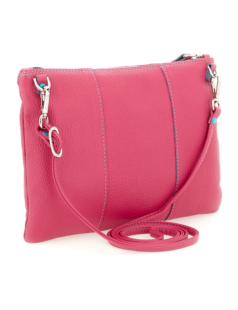 Borsa Gabs Beyoncé TG M Begonia fucsia in pelle testurizzata