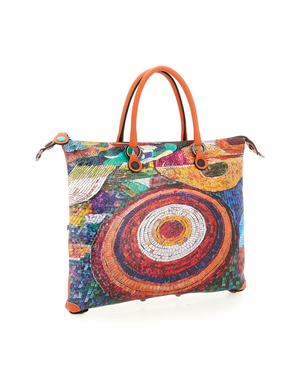 Borsa Gabs G3 Plus TG M Mosaico con mosaico colorato astratto