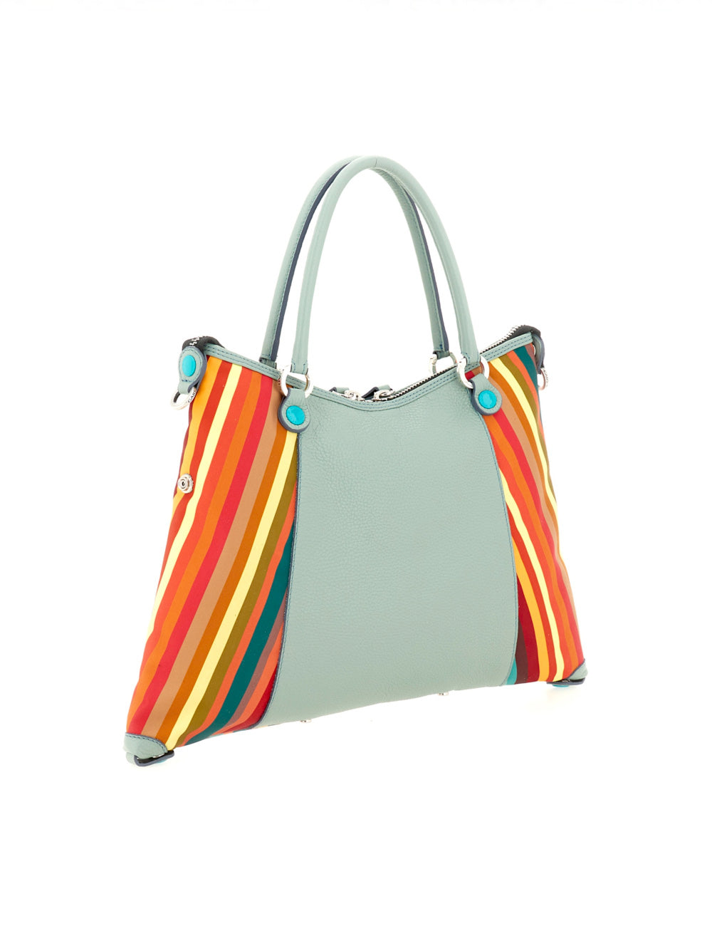 Borsa Gabs Thamara Plus Tg M Multirighe con righe multicolor
