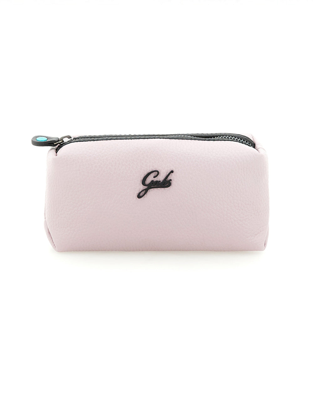 Astuccio Gabs GBeauty Case Micro Provenza rosa tenue con zip nera e linguetta teal