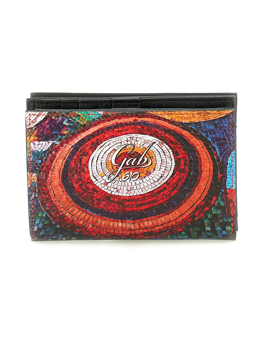 Portafoglio Gabs GMoney 14 Mosaico in mosaico con logo centrale