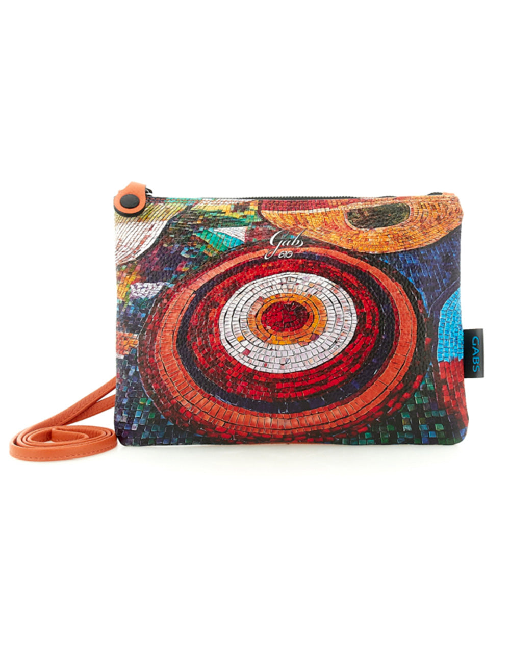 Borsa Gabs Beyoncè TG M Mosaico vibrante mosaico rossi aranciati blu