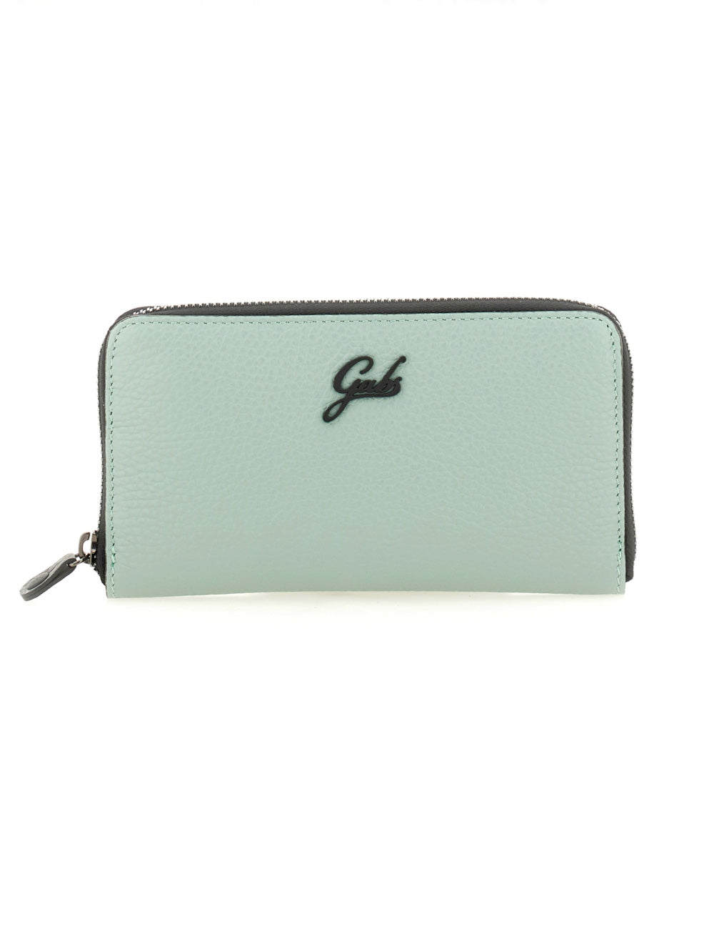 Portafoglio Gabs GMoney17 Lago verde menta in pelle con zip nera