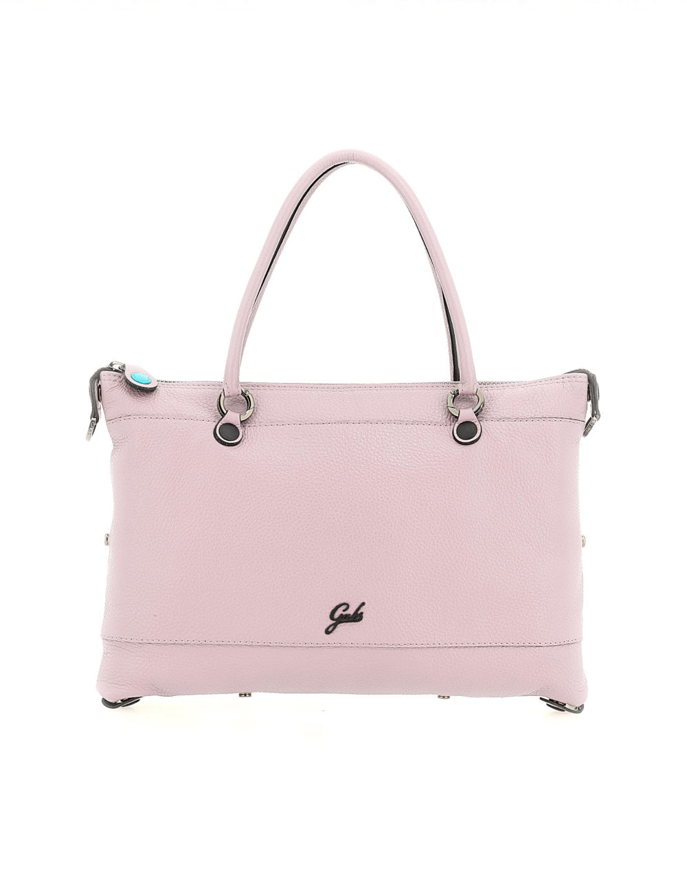 Borsa tote Gabs G3 Plus TG M Provenza rosa in pelle con hardware argento