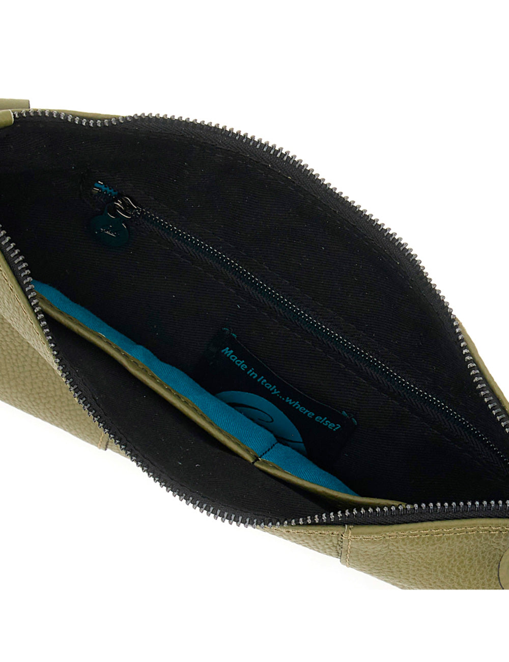 Borsa Gabs Beyoncè TG M Prezzemolo in pelle verde oliva testurizzata