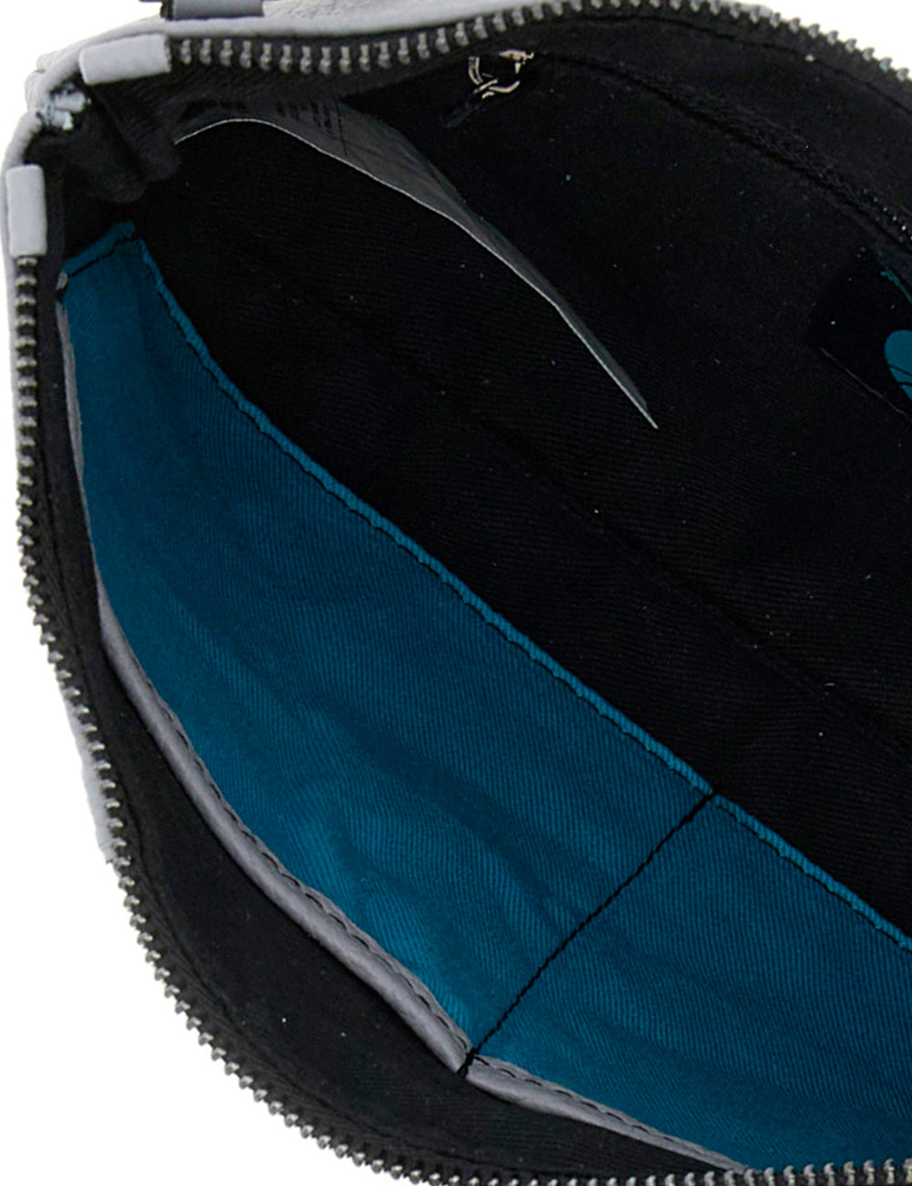 Interno nero e teal di Gabs Beyoncè TG M Rugiada con zip e cuciture grigie