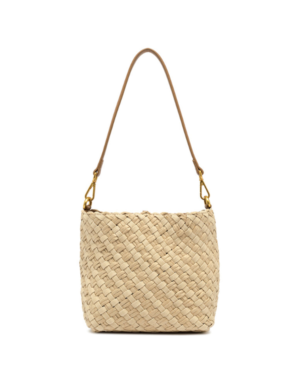 Borsa spalla Secchiello Mercy Naturale Gianni Chiarini in paglia intrecciata beige
