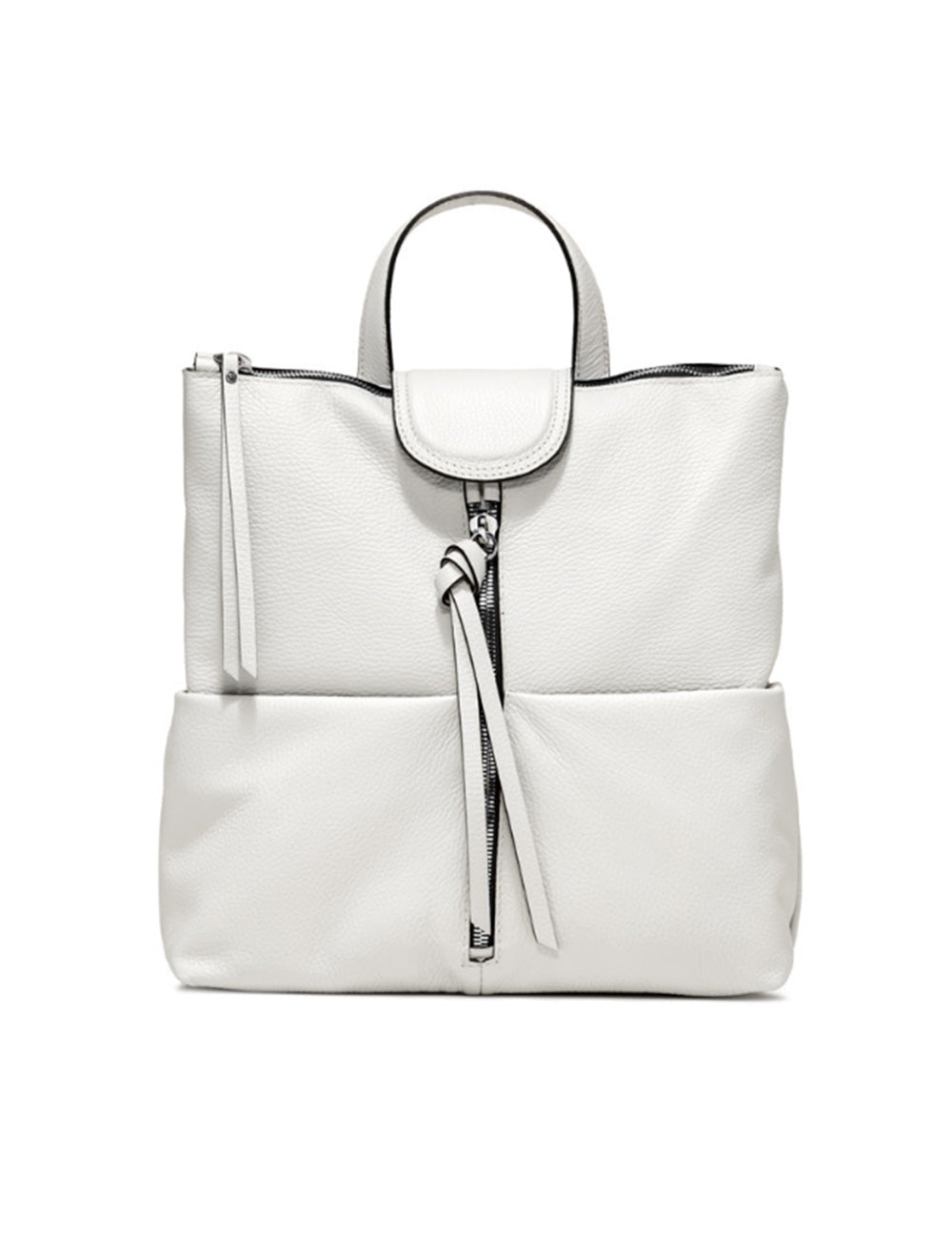 Zaino Giada Marble Gianni Chiarini in pelle bianca minimalista