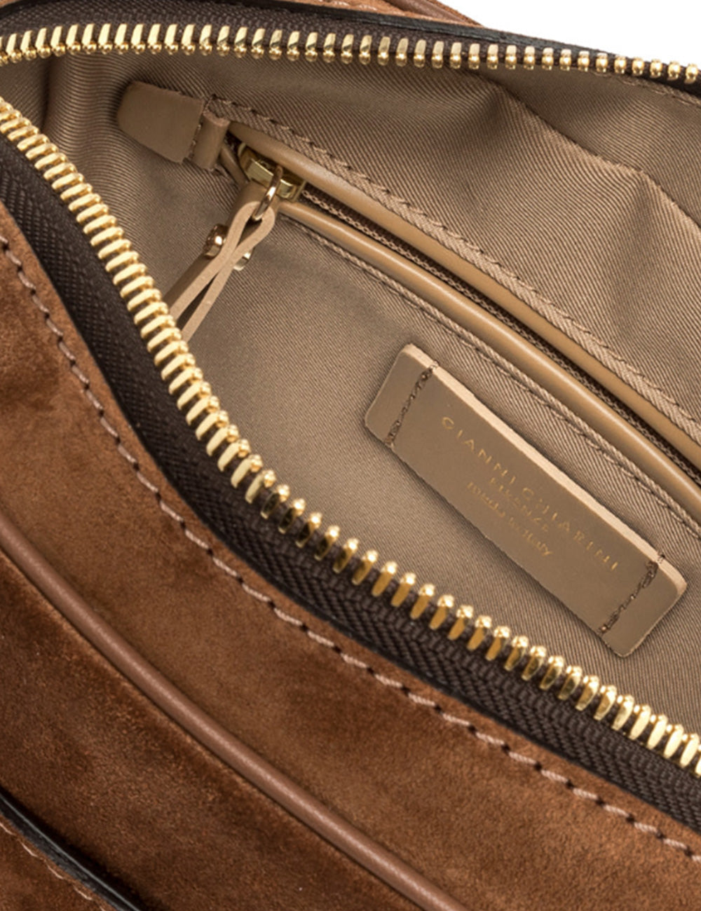 Gianni Chiarini Tracolla Nina Cognac