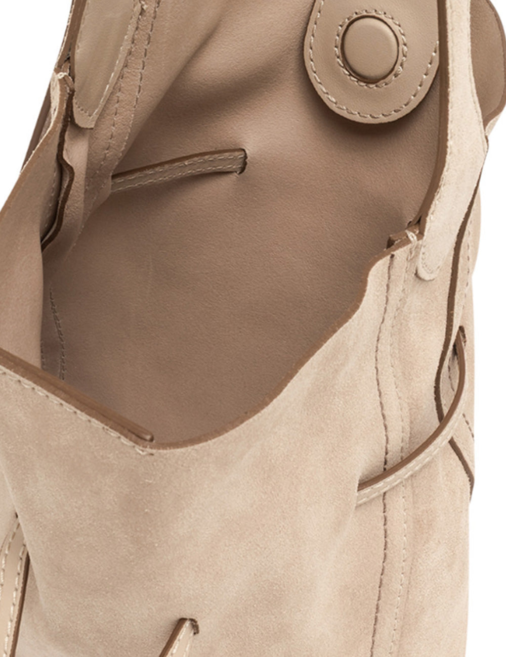 Borsa spalla mini Sienna Nude Gianni Chiarini in suede beige