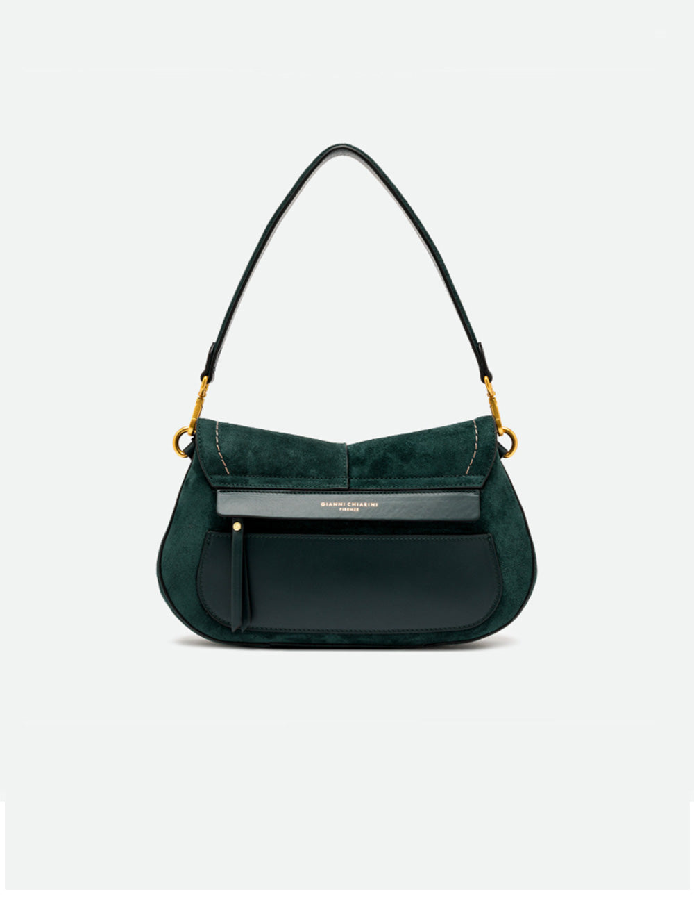 Gianni Chiarini Helena Round Medium Velvet Green