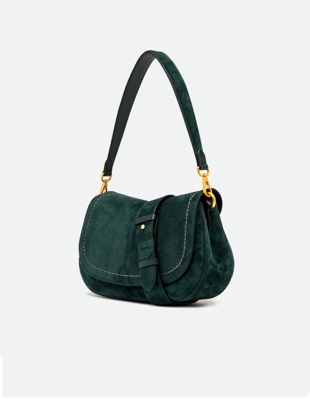 Gianni Chiarini Helena Round Medium Velvet Green