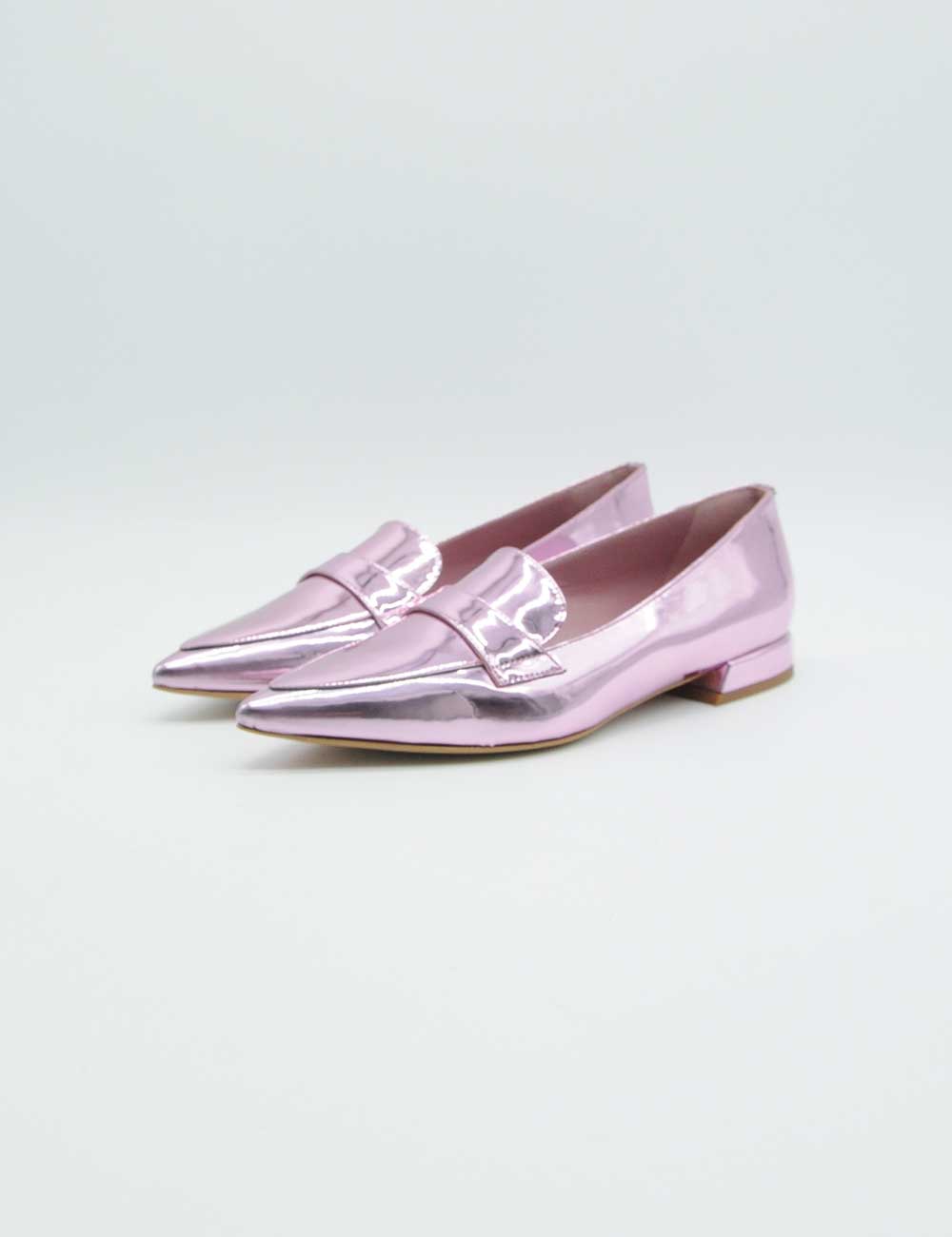 Mocassin en pierre rose Giancarlo Paoli