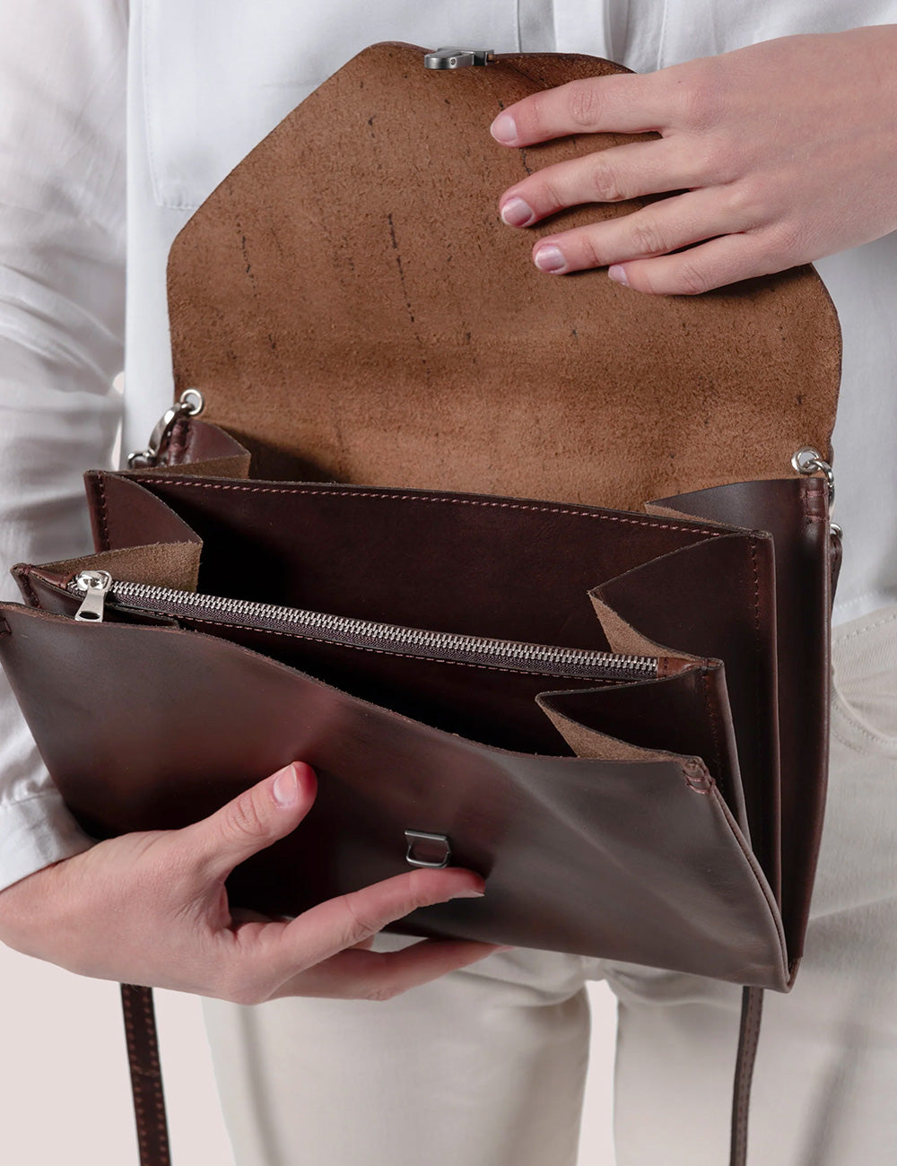 Harold's Tracolla Large Fold Brown