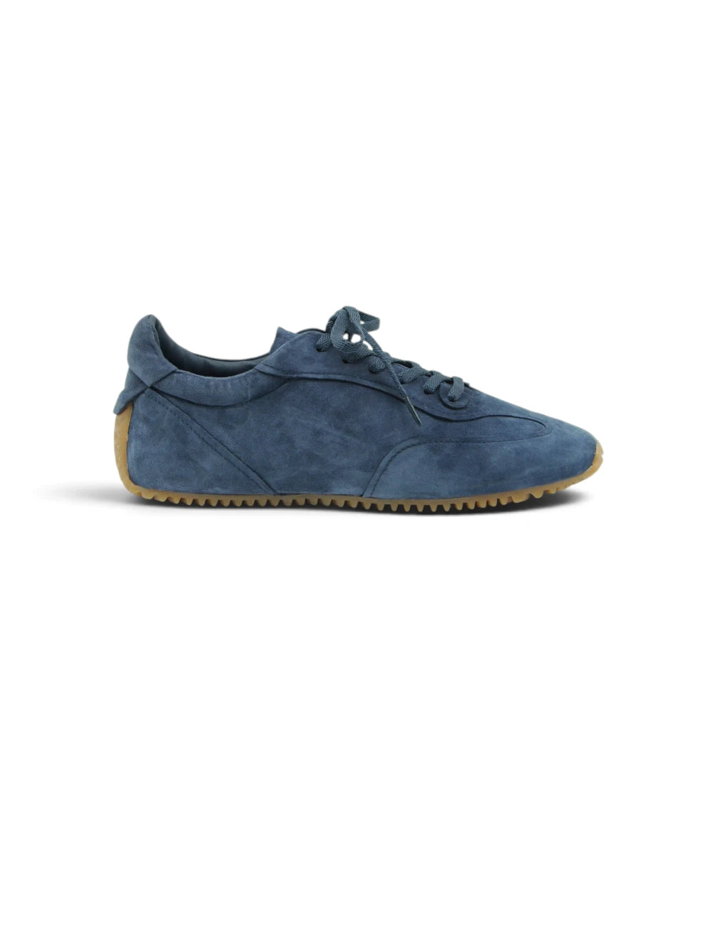 JVAM sneaker baxter atlantic blu con suola in gomma color sabbia e lacci coordinati in tessuto