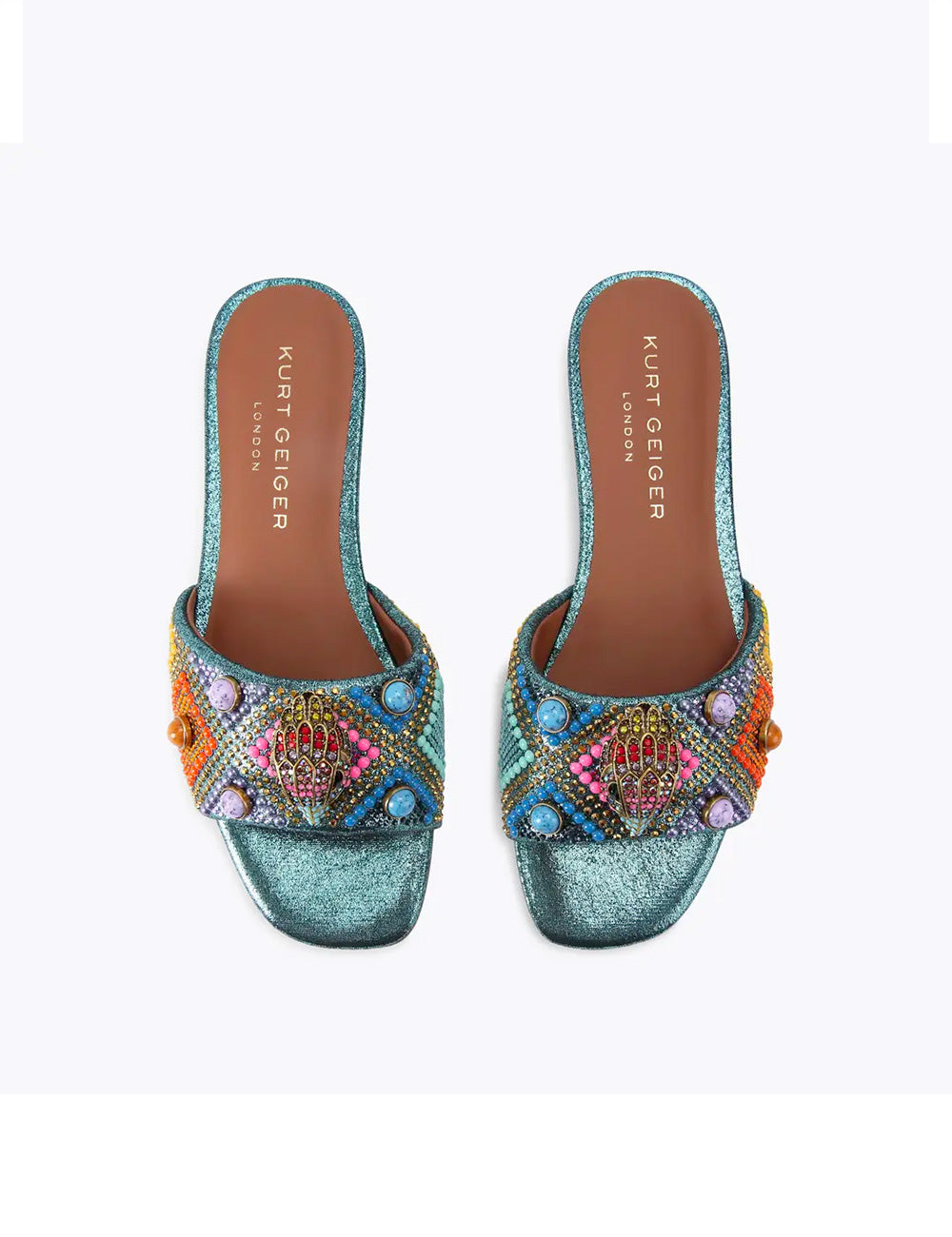 Kurt Geiger Sandalo Flat Jewel