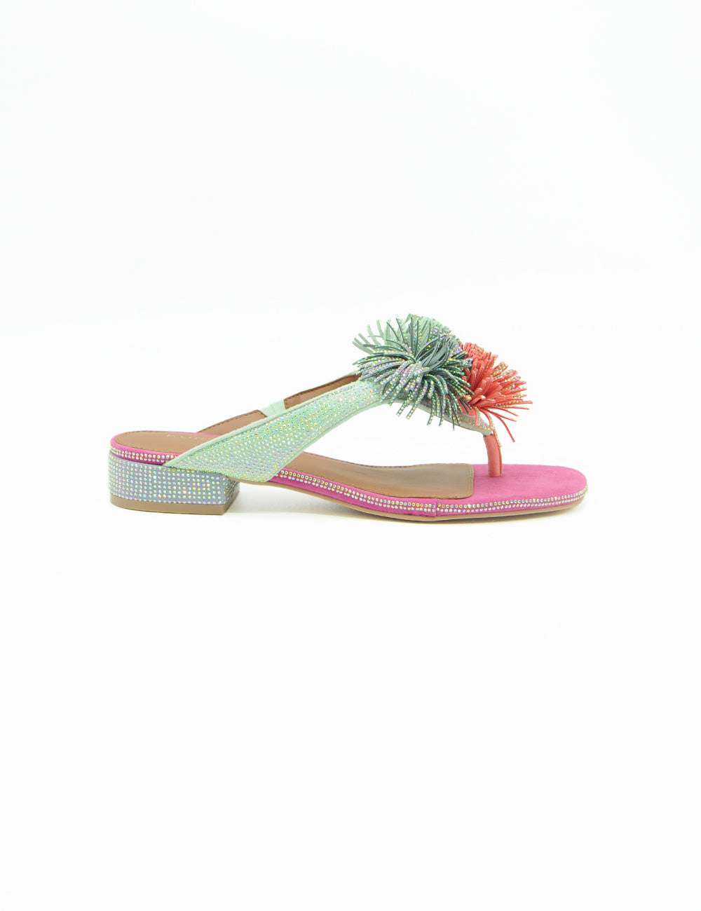 Kurt Geiger Sandalo Pom Pom Flat