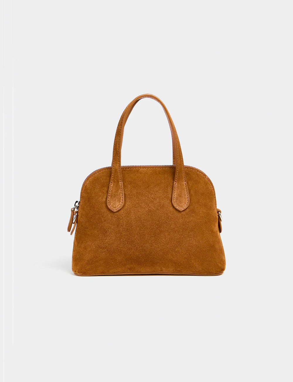 Borsa Liviana Conti Lucille in camoscio color brandy a cupola