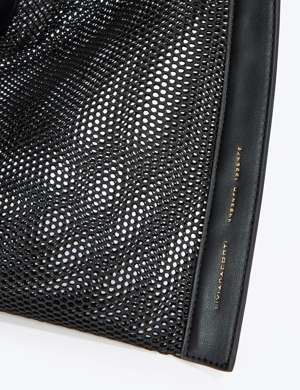 Liviana Conti Tote Geometrica Nera