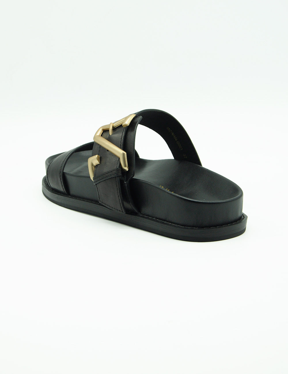 Massimo Santini Sandalo Rowan Nero