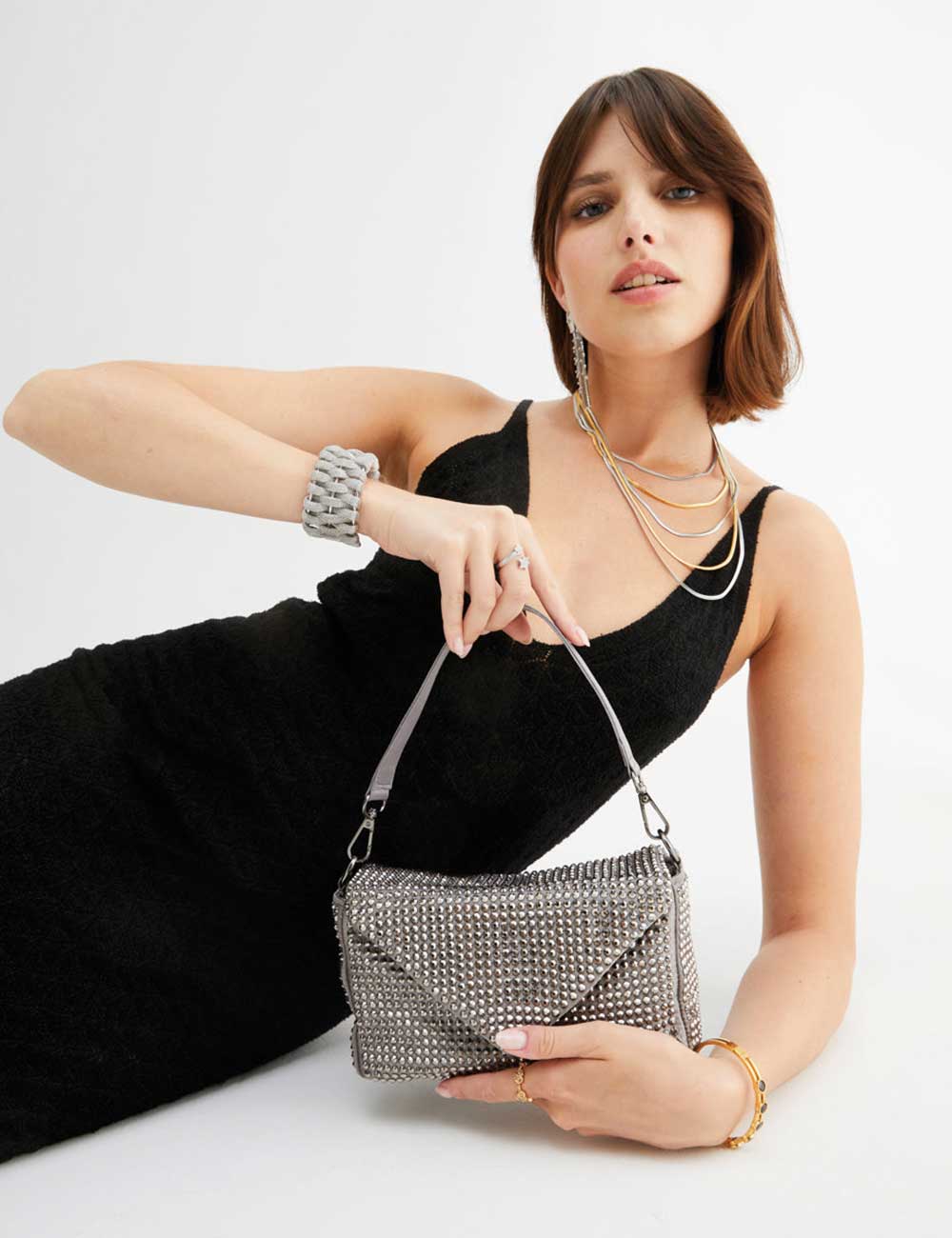 Nalì Shoulder Lila Argento