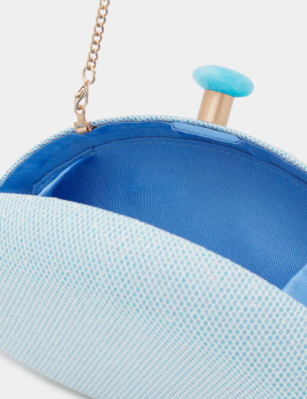 Nalì Clutch Shiva Stone Azzurro