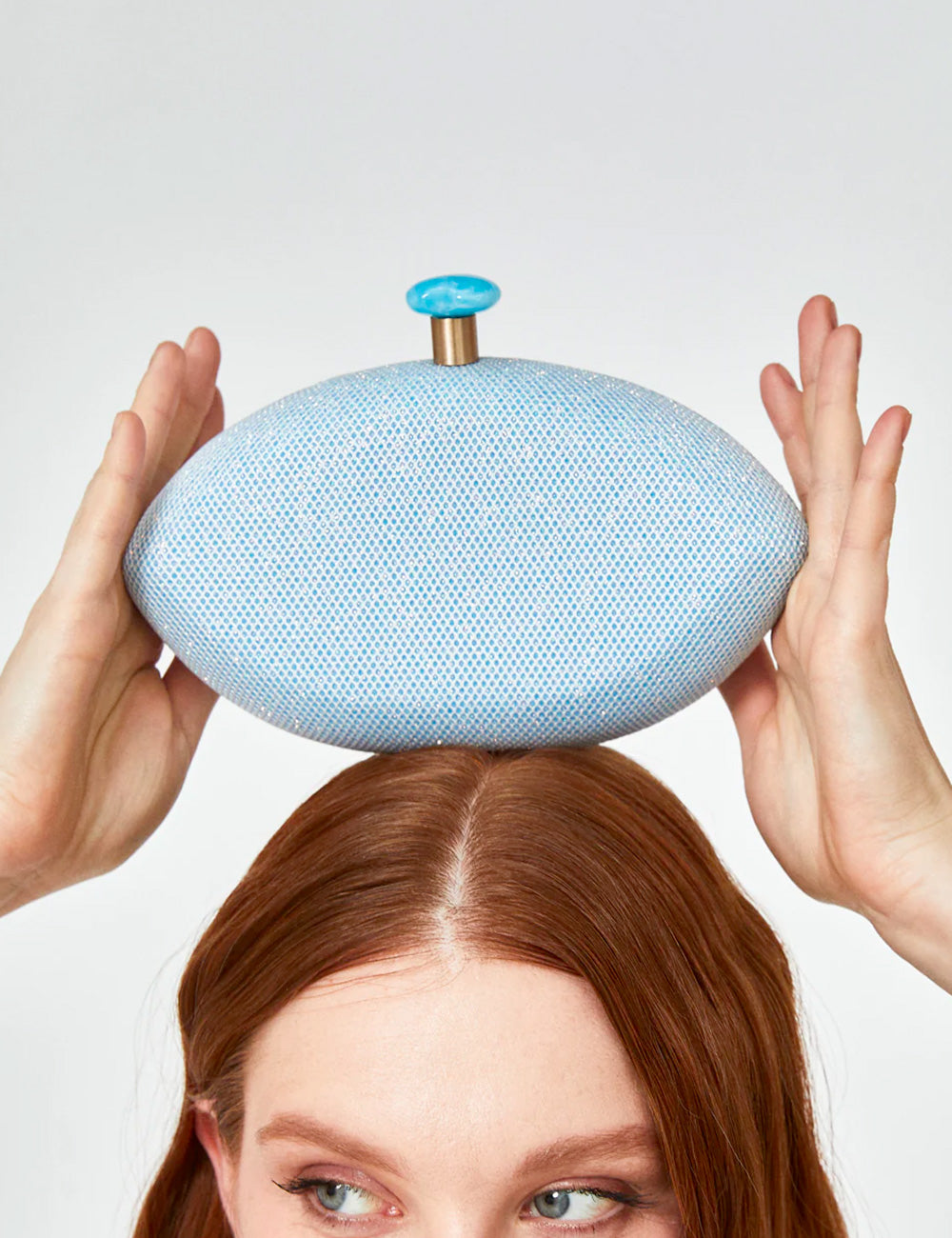 Nalì Clutch Shiva Stone Azzurro