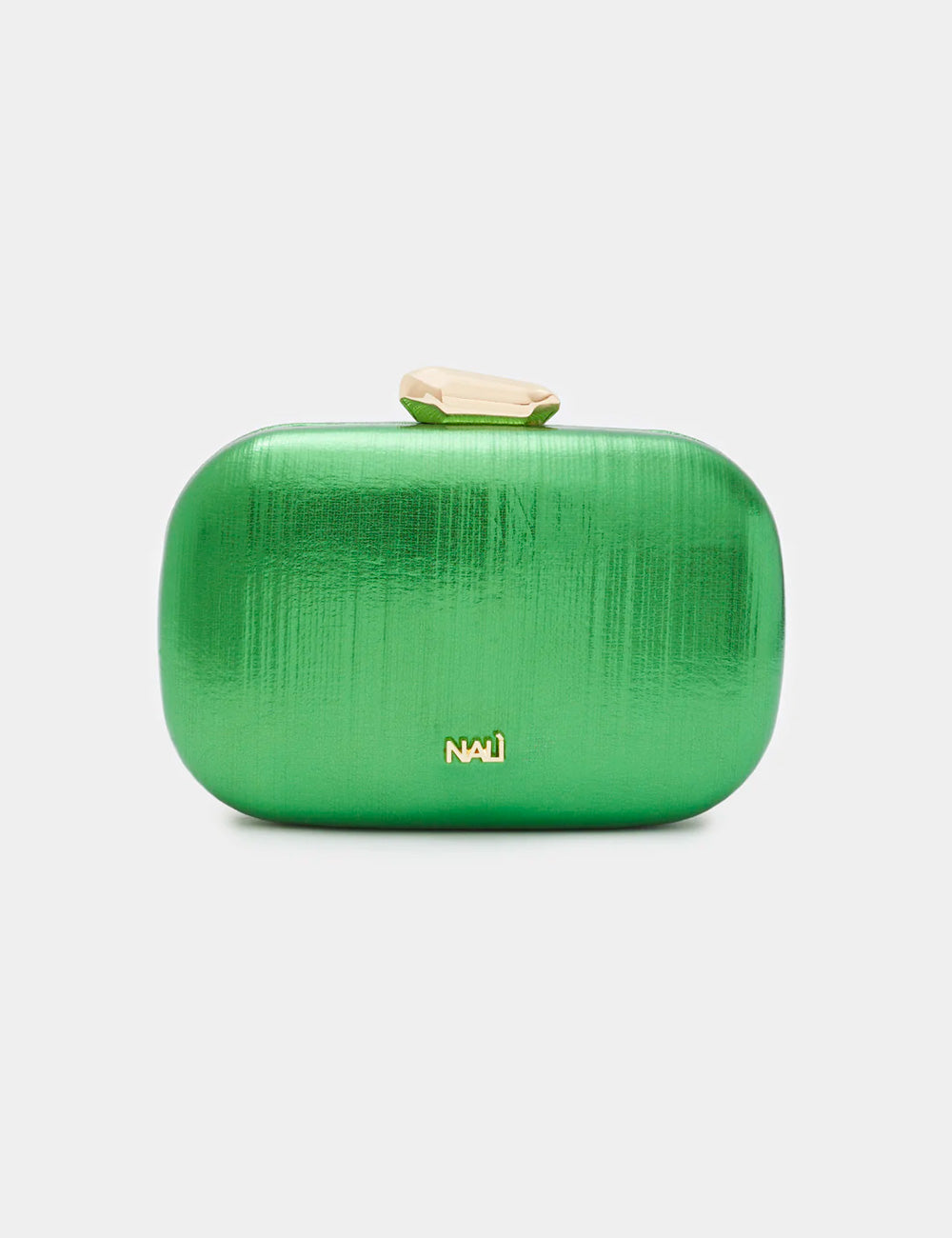 Nalì Clutch Giada Metallic Verde