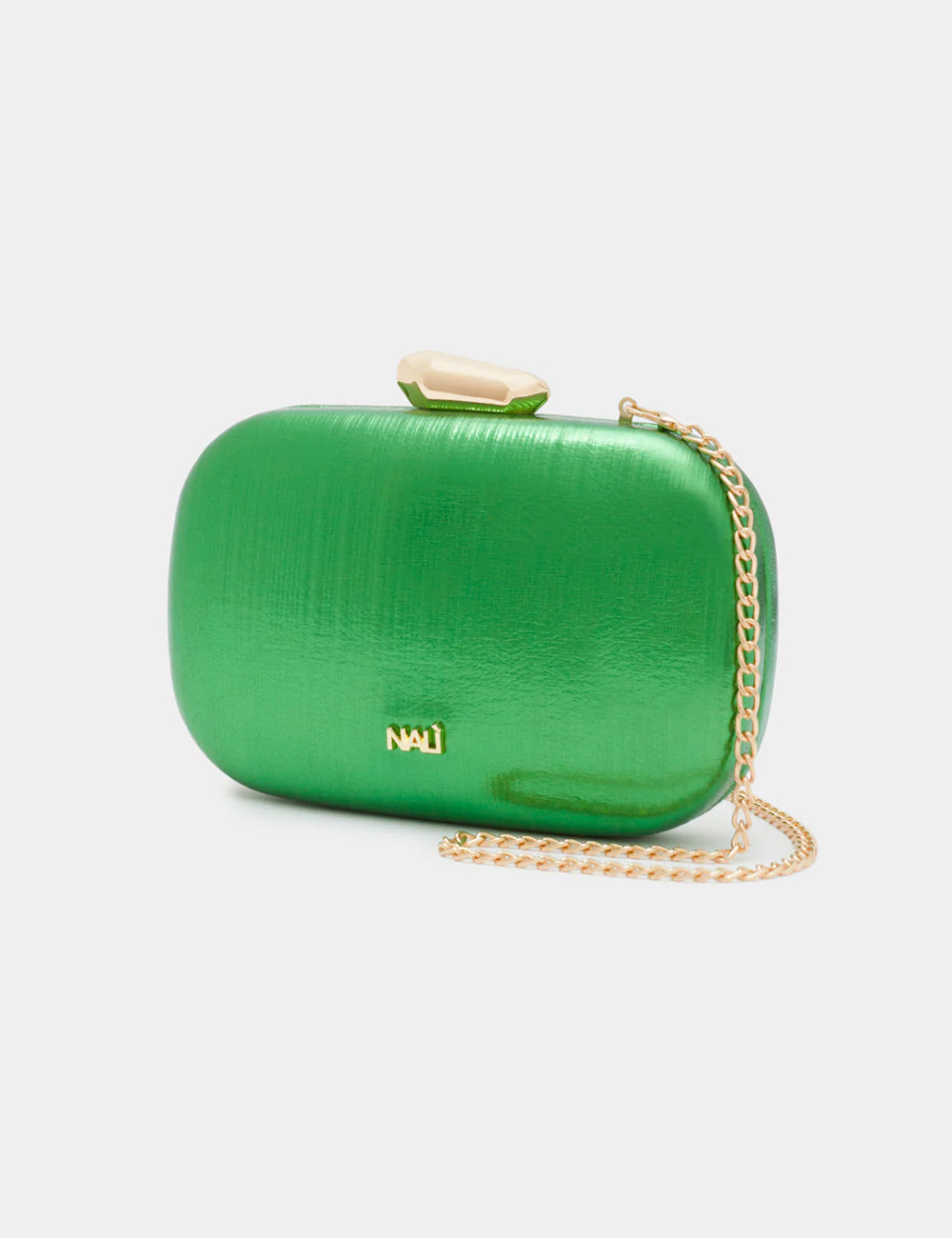 Nalì Clutch Giada Metallic Verde